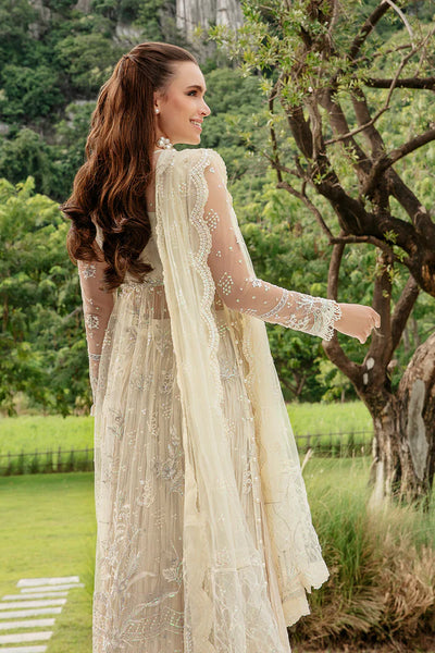 Luminous By Saad Shaikh Unstitched 4 Piece Embroidered Net Suit SSK23L Oai - Formal Collection