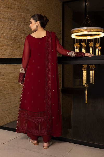 Luxe By Azure Stitched 3 Pc Embroidered Suit LA-101 Mookaite - Wedding Collection D & M COLLECTION AND NIZAMI JEWELRY