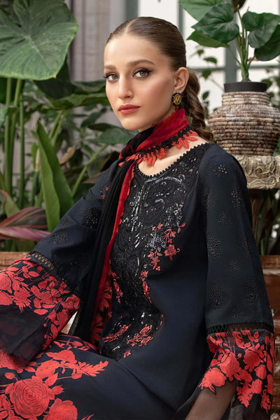 M.Prints By Maria B Stitched 3 Pc Embroidered Lawn Suit - MPT-09-B - Summer Eid Collection D & M COLLECTION AND NIZAMI JEWELRY