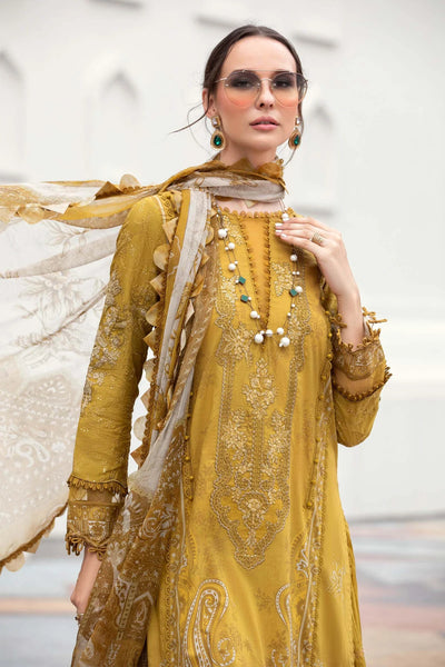 M.Prints By Maria B Unstitched 3 Piece Embroidered Lawn Suit - MPT-05-A - Summer Eid Collection D & M COLLECTION AND NIZAMI JEWELRY