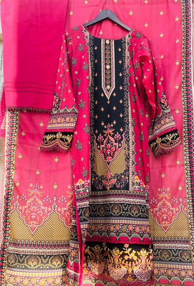 MI Creation by DR. Haris - MARIA Stitched 3 Piece Digital Printed Lawn Suit MAR-004 - Summer Collection