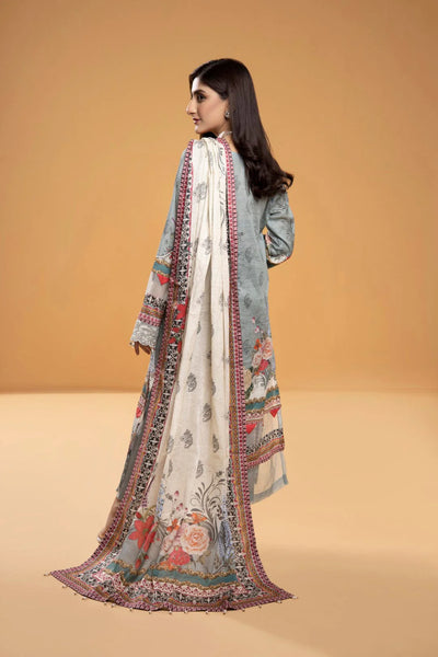 MI Creation by DR. Haris - MARIA Stitched 3 Piece Digital Printed Lawn Suit MAR-008 - Summer Collection