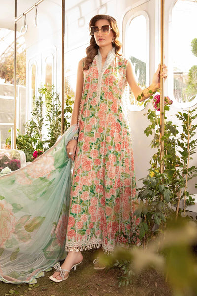 MPrints by Maria B Stitched 3 Piece Embroidered Lawn Suit MB24P 6A - Summer Collection