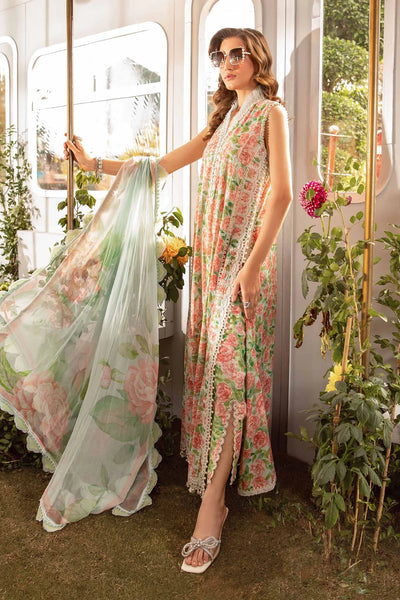 MPrints by Maria B Stitched 3 Piece Embroidered Lawn Suit MB24P 6A - Summer Collection