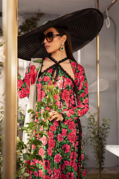 MPrints by Maria B Stitched 3 Piece Embroidered Lawn Suit MB24P 6B - Summer Collection