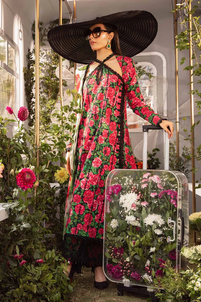 MPrints by Maria B Stitched 3 Piece Embroidered Lawn Suit MB24P 6B - Summer Collection