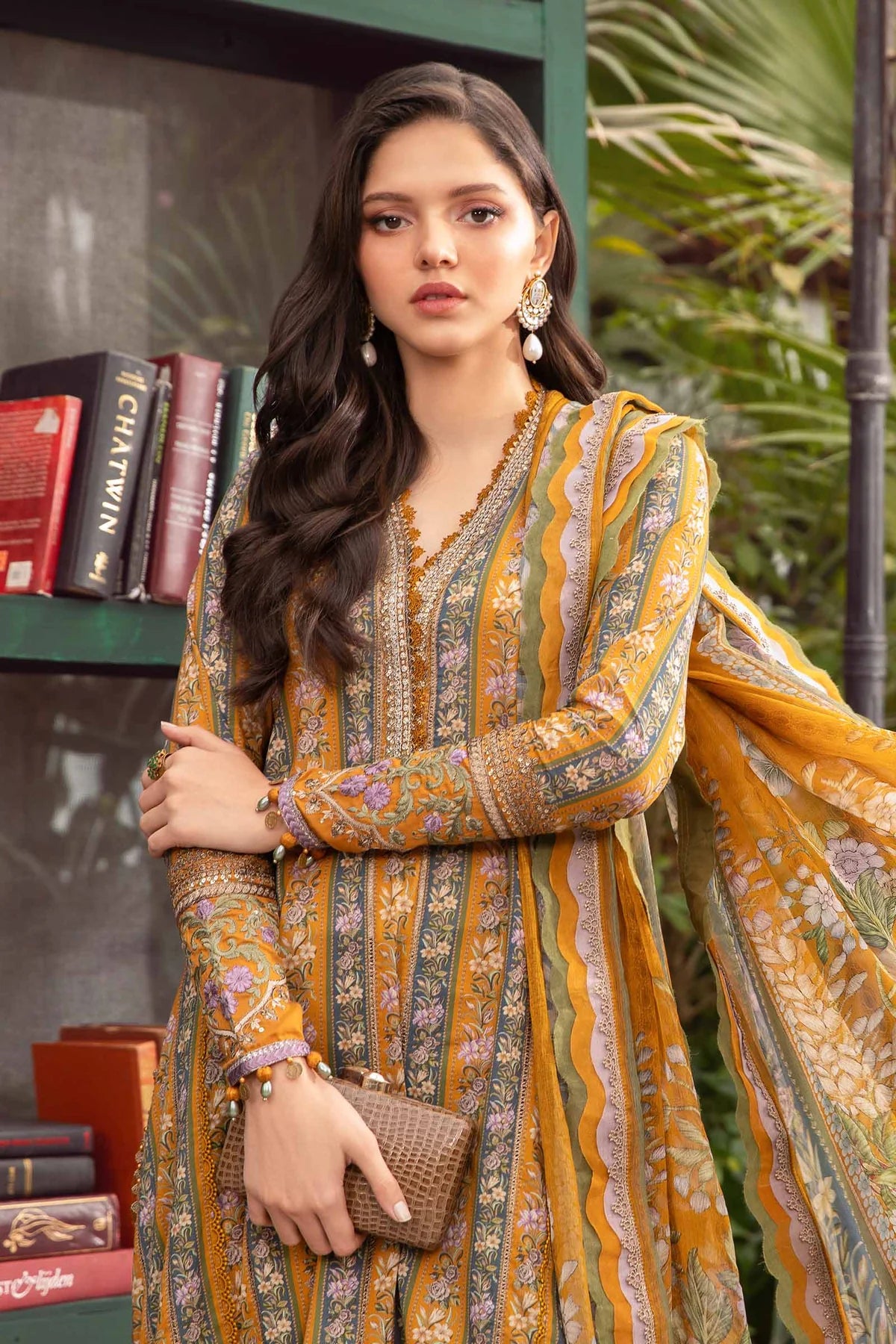 MPrints by Maria B Stitched 3 Piece Embroidered Lawn Suit MB24P 7A - Summer Collection