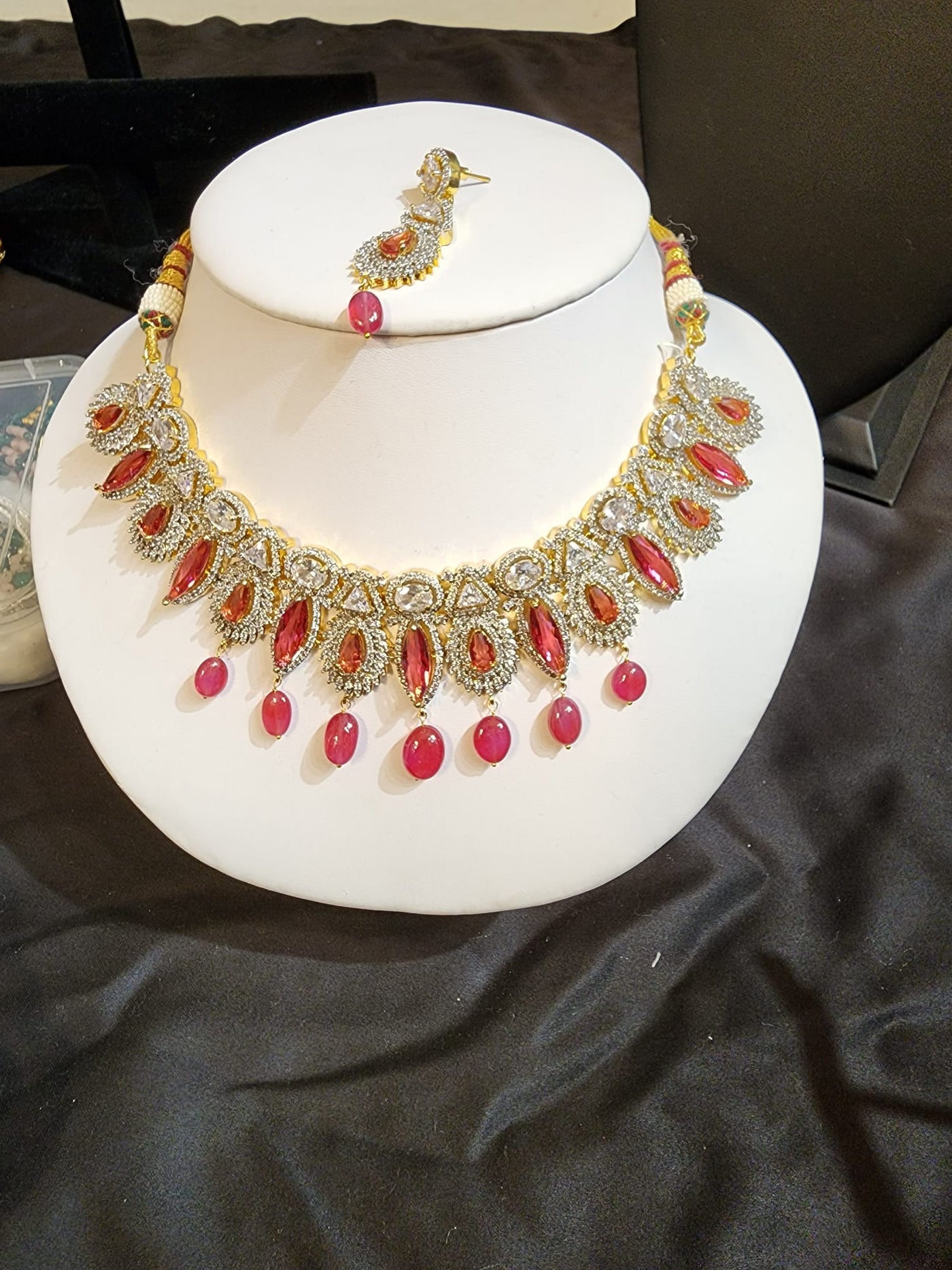 Made on Cubic Zirconia with Real Ruby Aweze S-55