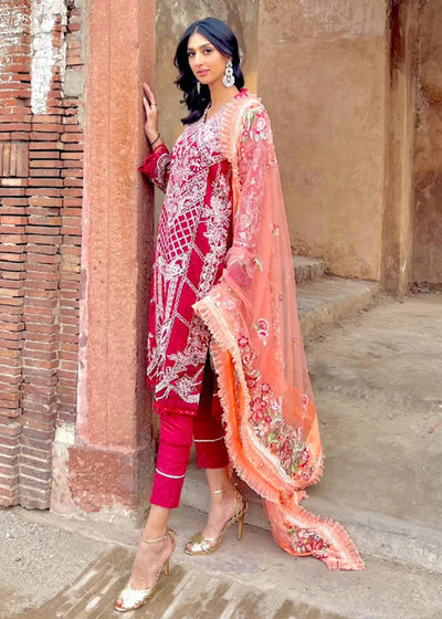 Mausummery 10 Sixth Sence Stitched 3 Piece Embroidered Lawn Suit - Luxury Summer Collection D & M COLLECTION AND NIZAMI JEWELRY