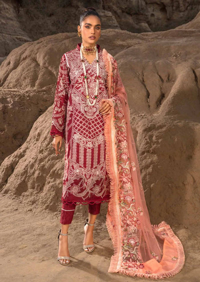 Mausummery 10 Sixth Sence Stitched 3 Piece Embroidered Lawn Suit - Luxury Summer Collection D & M COLLECTION AND NIZAMI JEWELRY