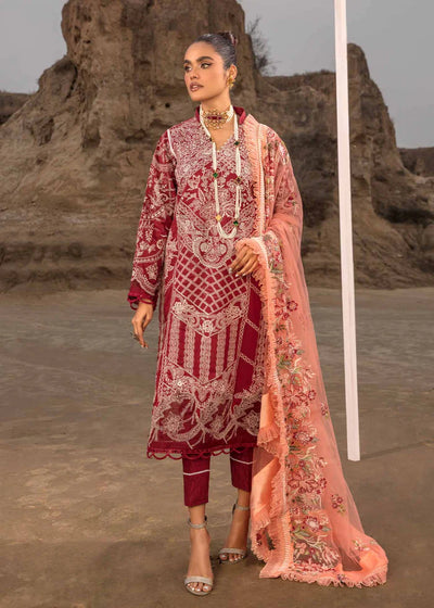 Mausummery 10 Sixth Sence Stitched 3 Piece Embroidered Lawn Suit - Luxury Summer Collection D & M COLLECTION AND NIZAMI JEWELRY