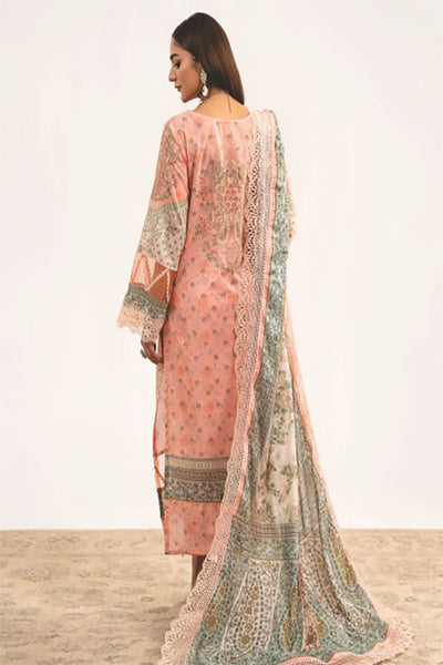 Mausummery Stitched 3 Piece Digital Printed Lawn Suit 23V3 - Mehr - Luxury Summer Collection D & M COLLECTION AND NIZAMI JEWELRY