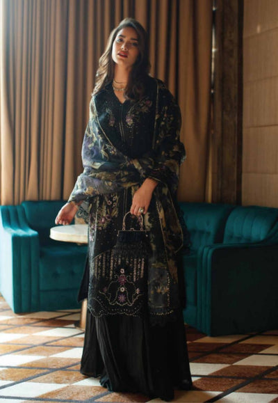 Mushq Astoria Stitched 3 Piece Embroidered Lawn Suits - 02 - Olivia - Luxury Summer Collection D & M COLLECTION AND NIZAMI JEWELRY