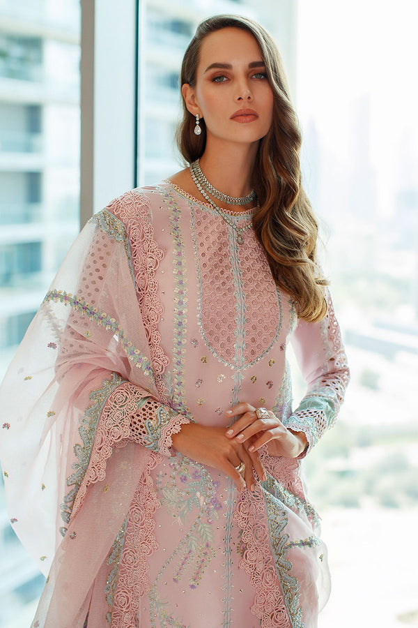 Mushq Astoria Stitched 3 Piece Embroidered Lawn Suits - D-01 - Evelyn - Luxury Summer Collection D & M COLLECTION AND NIZAMI JEWELRY