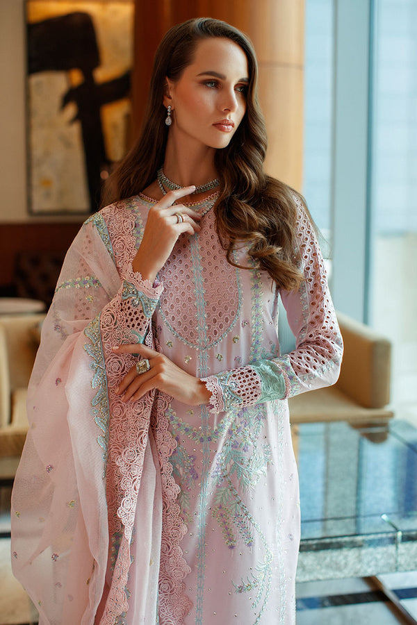 Mushq Astoria Stitched 3 Piece Embroidered Lawn Suits - D-01 - Evelyn - Luxury Summer Collection D & M COLLECTION AND NIZAMI JEWELRY