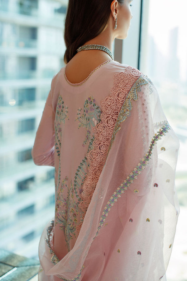 Mushq Astoria Stitched 3 Piece Embroidered Lawn Suits - D-01 - Evelyn - Luxury Summer Collection D & M COLLECTION AND NIZAMI JEWELRY