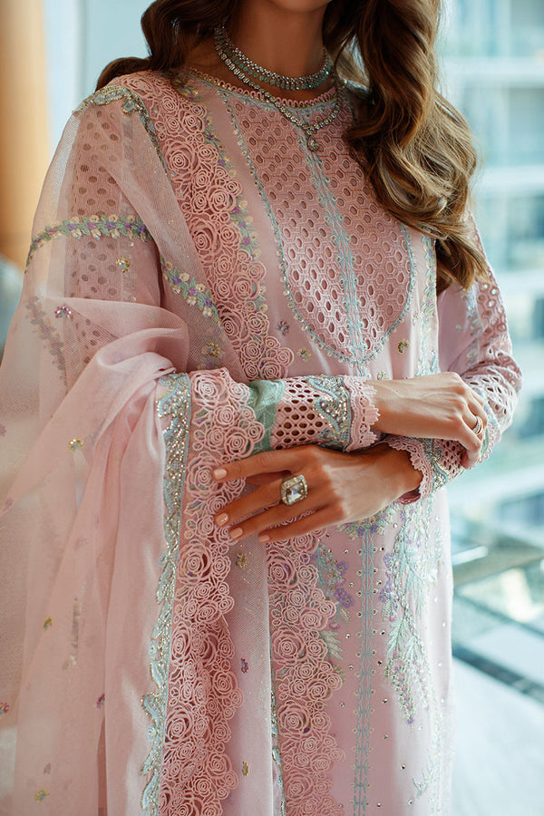 Mushq Astoria Stitched 3 Piece Embroidered Lawn Suits - D-01 - Evelyn - Luxury Summer Collection D & M COLLECTION AND NIZAMI JEWELRY