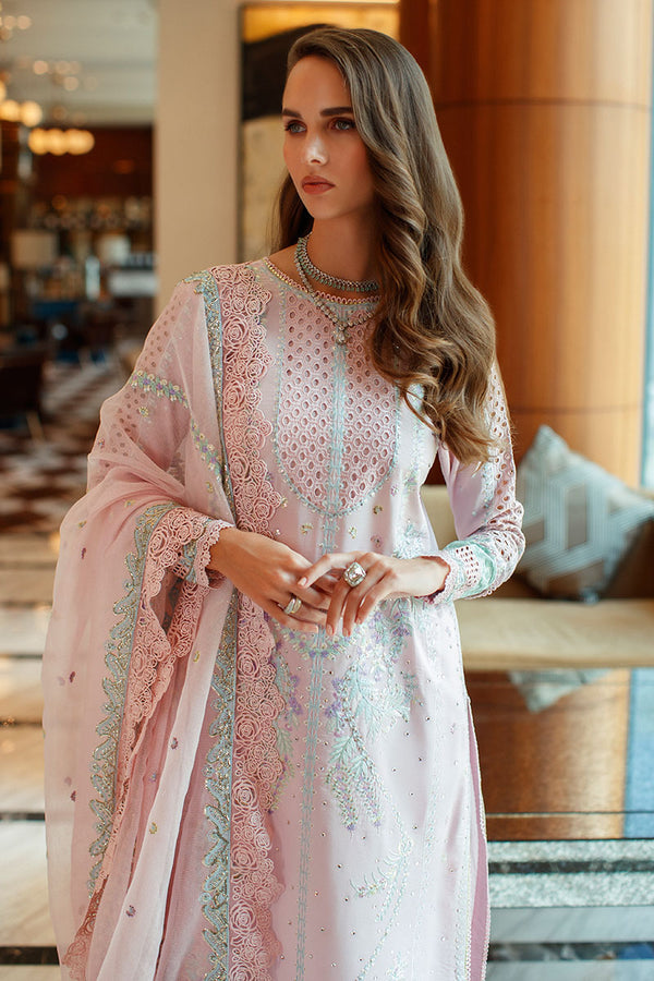 Mushq Astoria Stitched 3 Piece Embroidered Lawn Suits - D-01 - Evelyn - Luxury Summer Collection D & M COLLECTION AND NIZAMI JEWELRY