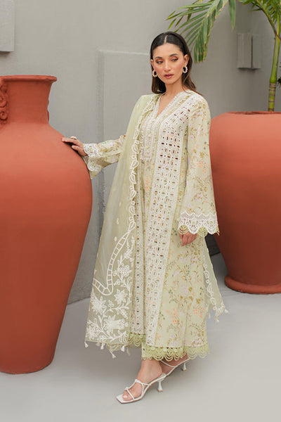 Qline by Qalamkar Stitched 3 Piece Embroidered Lawn Suit QLM24Q JK-01 EULALIA - Summer Collection