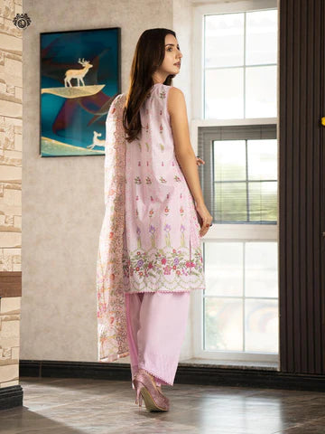 RUHAY SUKHAN Stitched 3 Piece Digital Printed Lawn Suit RK-VOL-09 - GRS2209A11 - Luxury Summer Collection