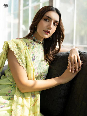 RUHAY SUKHAN Stitched 3 Piece Digital Printed Lawn Suit RK-VOL-09 - GRS2209A12 - Luxury Summer Collection