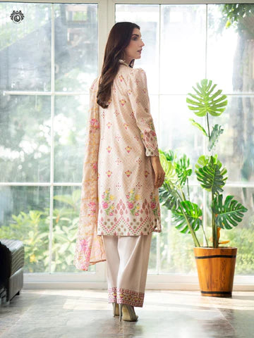 RUHAY SUKHAN Stitched 3 Piece Digital Printed Lawn Suit RK-VOL-09 - GRS2209A3 - Luxury Summer Collection