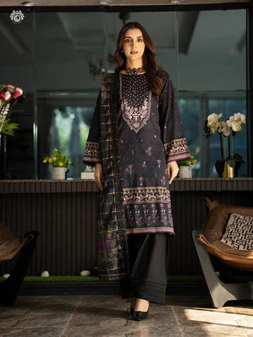 RUHAY SUKHAN Stitched 3 Piece Digital Printed Lawn Suit RK-VOL-09 - GRS2209A9 - Luxury Summer Collection