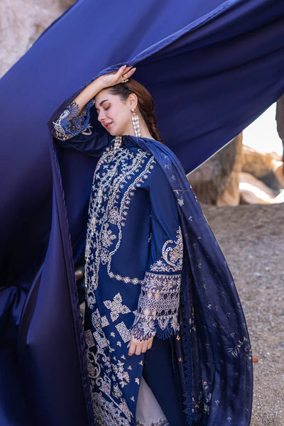 Sahil Kinare by Qalamkar Stitched 3 Piece Embroidered Lawn Suit QLM24SK FP-06 MIRAY - Summer Collection