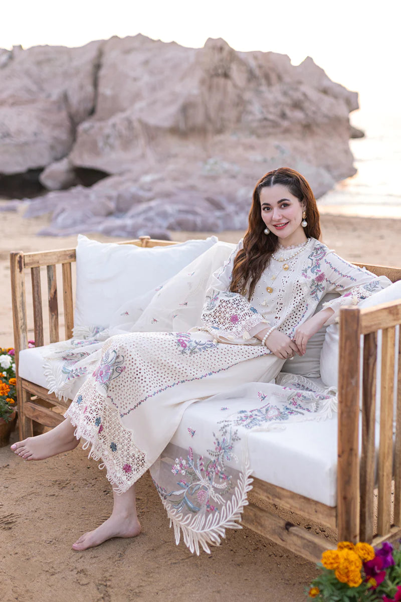 Sahil Kinare by Qalamkar Stitched 3 Piece Embroidered Lawn Suit QLM24SK FP-09 SELIN - Summer Collection