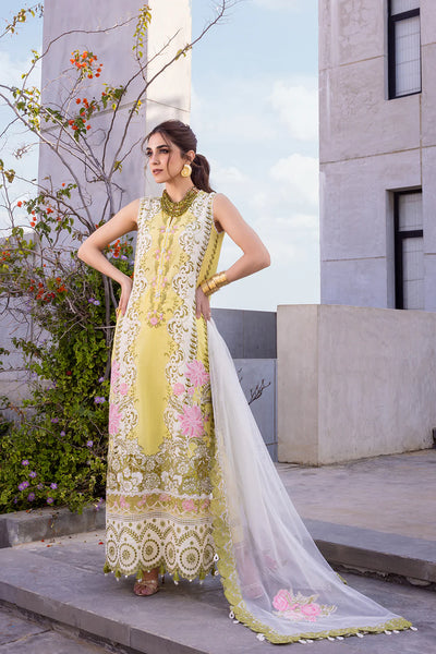 Saira Rizwan Stitched 3 Piece Embroidered Lawn Suit SR24LL Tiffany - Luxury Collection