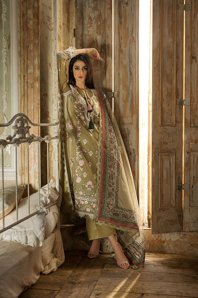 Sobia Nazir Stitched 3 Piece Embroidered Lawn Suit - 4B - Luxury Summer Collection D & M COLLECTION AND NIZAMI JEWELRY