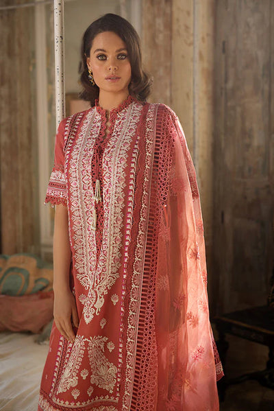 Sobia Nazir Stitched 3 Piece Embroidered Lawn Suit - 5A - Luxury Summer Collection D & M COLLECTION AND NIZAMI JEWELRY