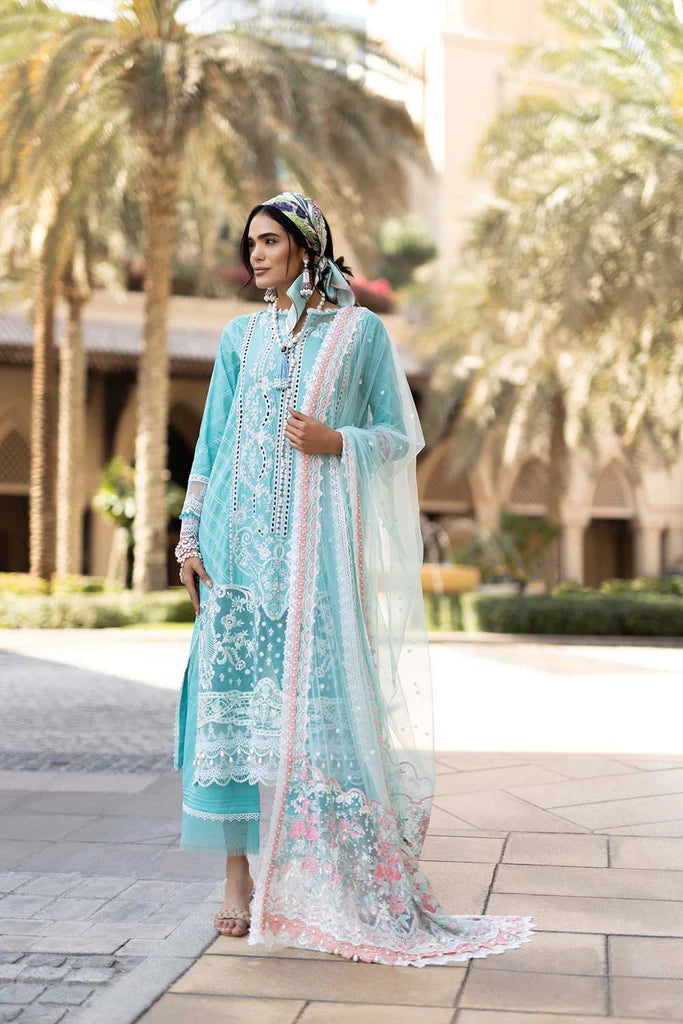 Sobia Nazir Stitched 3 Piece Embroidered Lawn Suits SN-7B - Luxury Summer Collection D & M COLLECTION AND NIZAMI JEWELRY