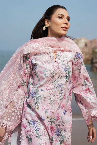 Summer Together By Afrozeh Stitched 3 Piece Embroidered Lawn Suit AF24ST Lily - Summer Collection