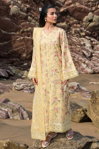 Summer Together By Afrozeh Stitched 3 Piece Embroidered Lawn Suit AF24ST Aspen - Summer Collection