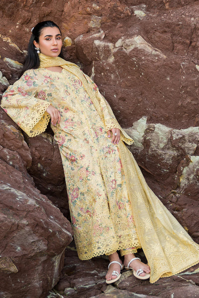 Summer Together By Afrozeh Stitched 3 Piece Embroidered Lawn Suit AF24ST Aspen - Summer Collection