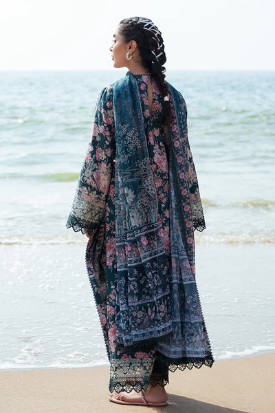 Summer Together By Afrozeh Stitched 3 Piece Embroidered Lawn Suit AF24ST Clover - Summer Collection