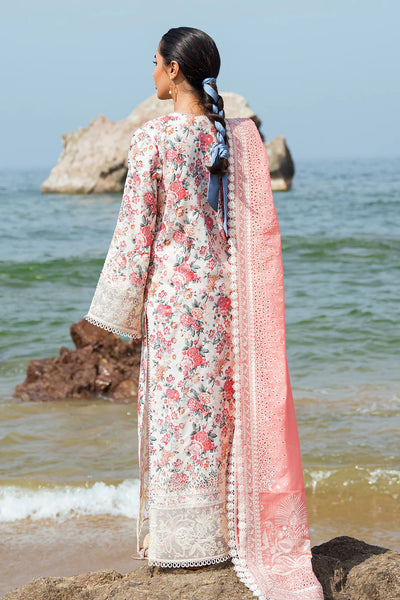 Summer Together By Afrozeh Stitched 3 Piece Embroidered Lawn Suit AF24ST Gardenia - Summer Collection