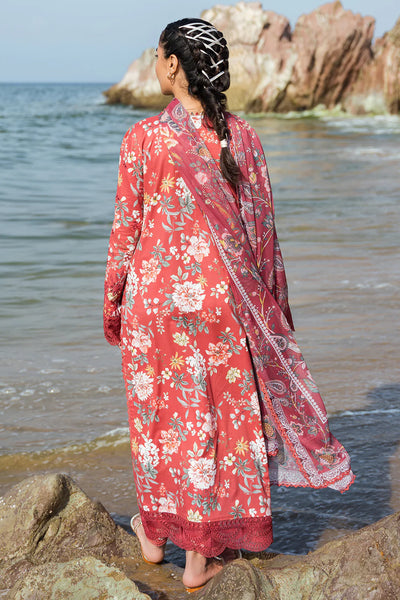 Summer Together By Afrozeh Stitched 3 Piece Embroidered Lawn Suit AF24ST Scarley - Summer Collection