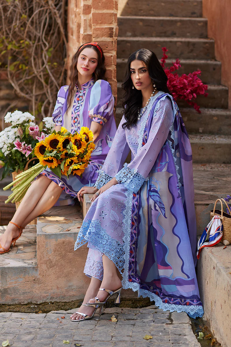 Te Amo by Mushq Stitched 3 Piece Embroidered Lawn Suit MQ24TA D-02 CIAO COUTURE - Luxury Summer Collection