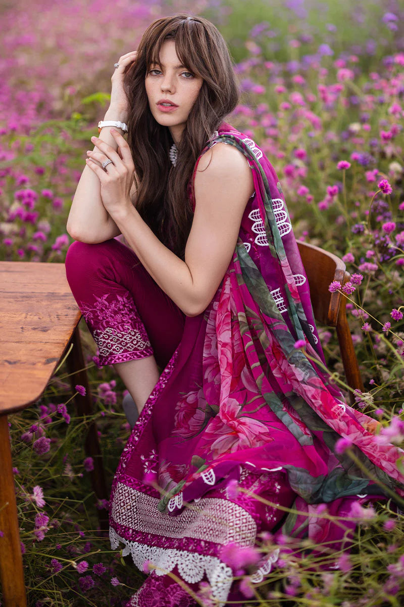 The Secret Garden by Mushq Stitched 3 Piece Embroidered Lawn Suit MQ24SG D-1B FAIRY DELL- Summer Collection