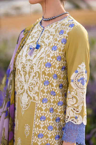 The Secret Garden by Mushq Stitched 3 Piece Embroidered Lawn Suit MQ24SG D-4A MYSTICAL FERN - Summer Collection