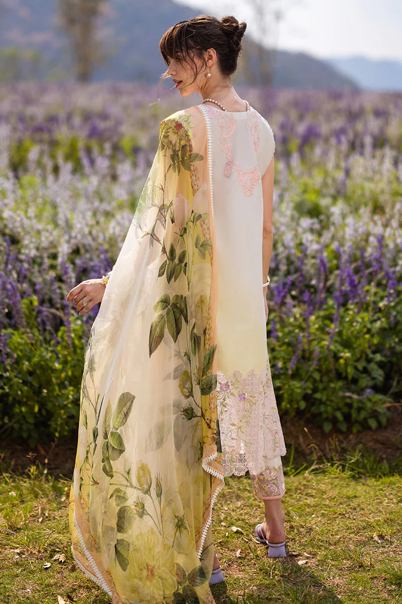 The Secret Garden by Mushq Stitched 3 Piece Embroidered Lawn Suit MQ24SG D-5B SERENITY - Summer Collection