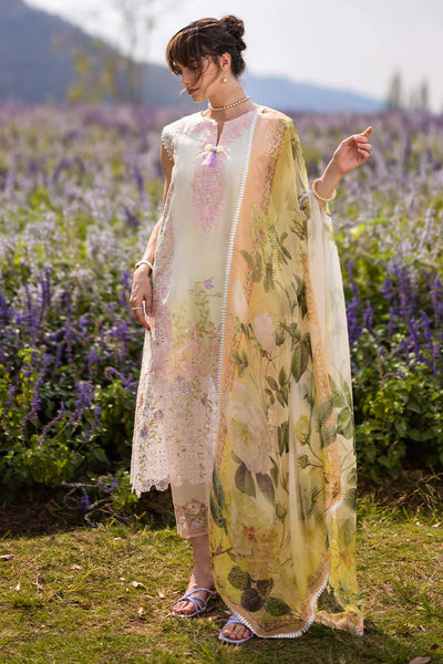 The Secret Garden by Mushq Stitched 3 Piece Embroidered Lawn Suit MQ24SG D-5B SERENITY - Summer Collection