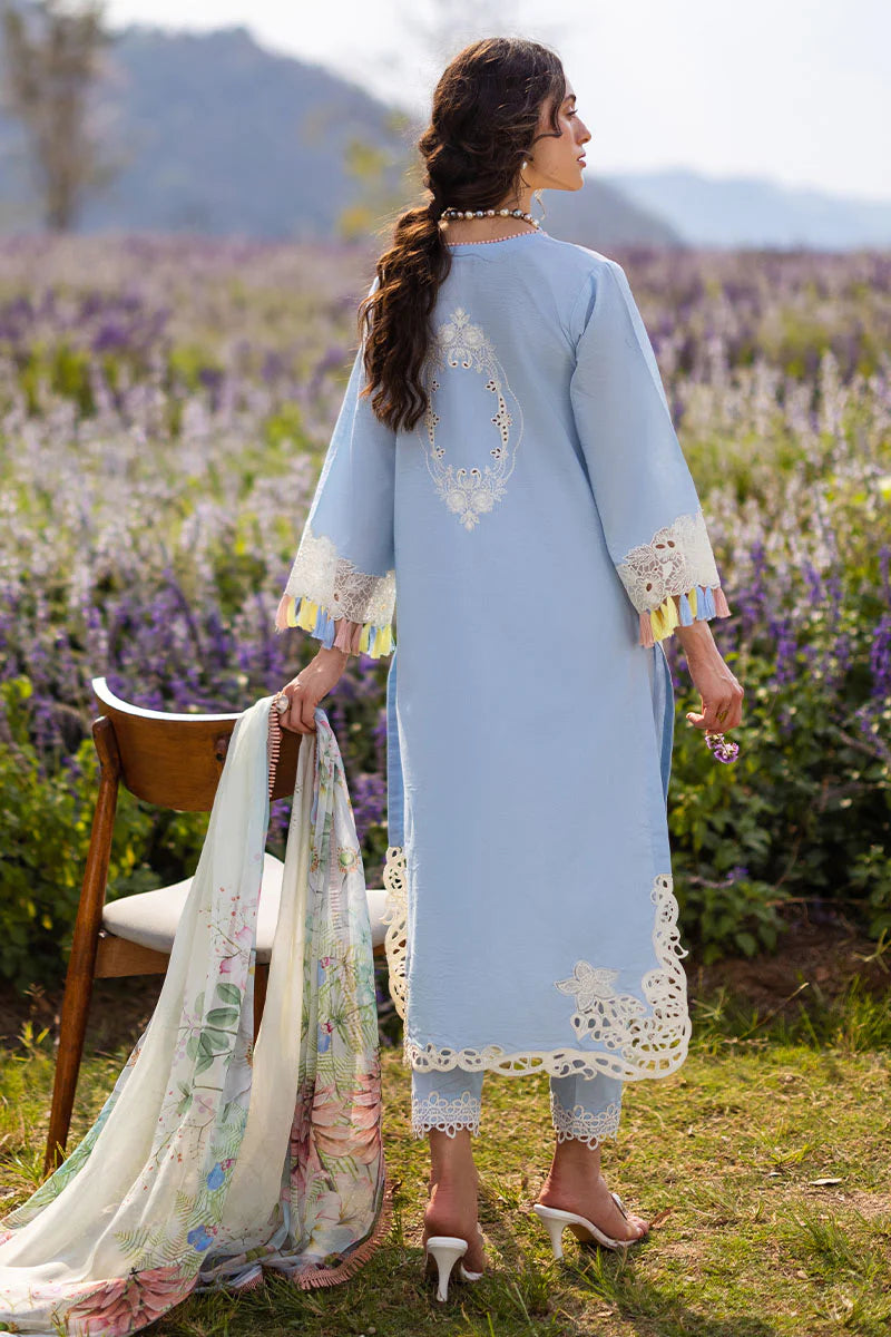 The Secret Garden by Mushq Stitched 3 Piece Embroidered Lawn Suit MQ24SG D-7A SOLARA - Summer Collection