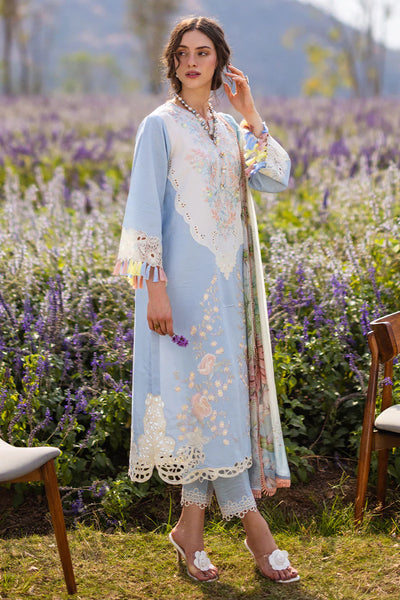 The Secret Garden by Mushq Stitched 3 Piece Embroidered Lawn Suit MQ24SG D-7A SOLARA - Summer Collection