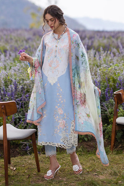 The Secret Garden by Mushq Stitched 3 Piece Embroidered Lawn Suit MQ24SG D-7A SOLARA - Summer Collection