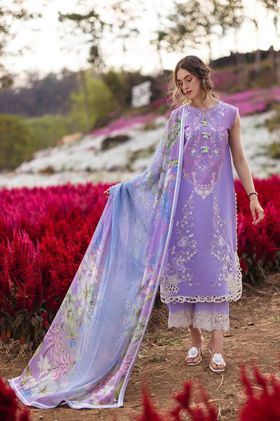 The Secret Garden by Mushq Stitched 3 Piece Embroidered Lawn Suit MQ24SG D-7B NOVELLA - Summer Collection