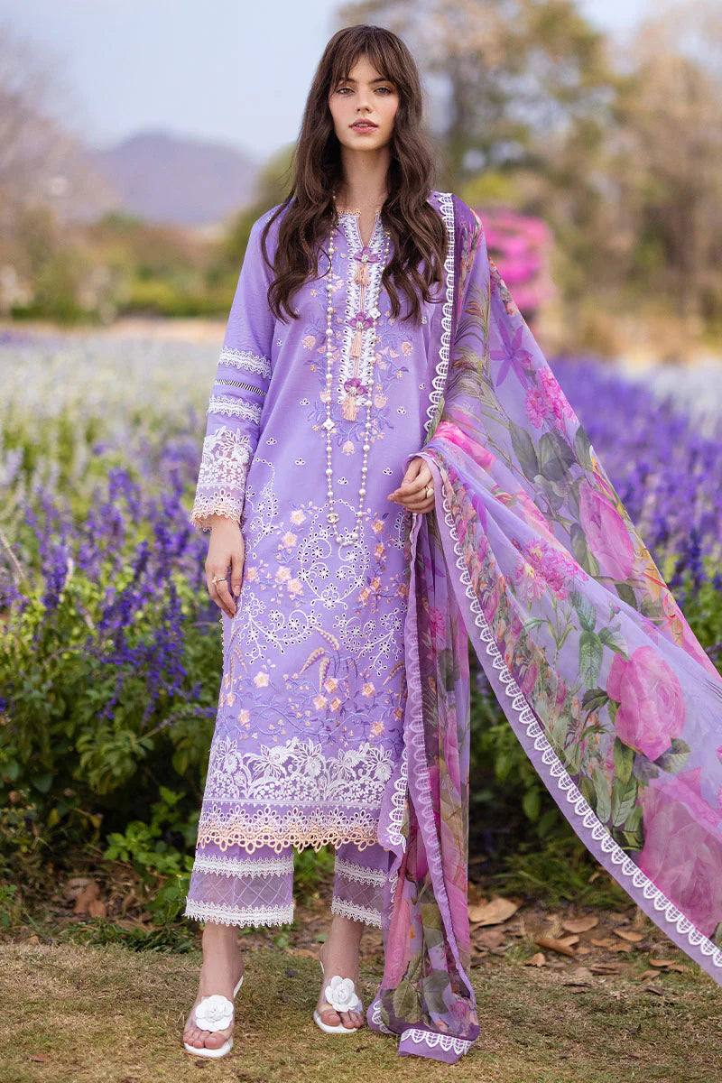 The Secret Garden by Mushq Stitched 3 Piece Embroidered Lawn Suit MQ24SG D-8B Zyra - Summer Collection