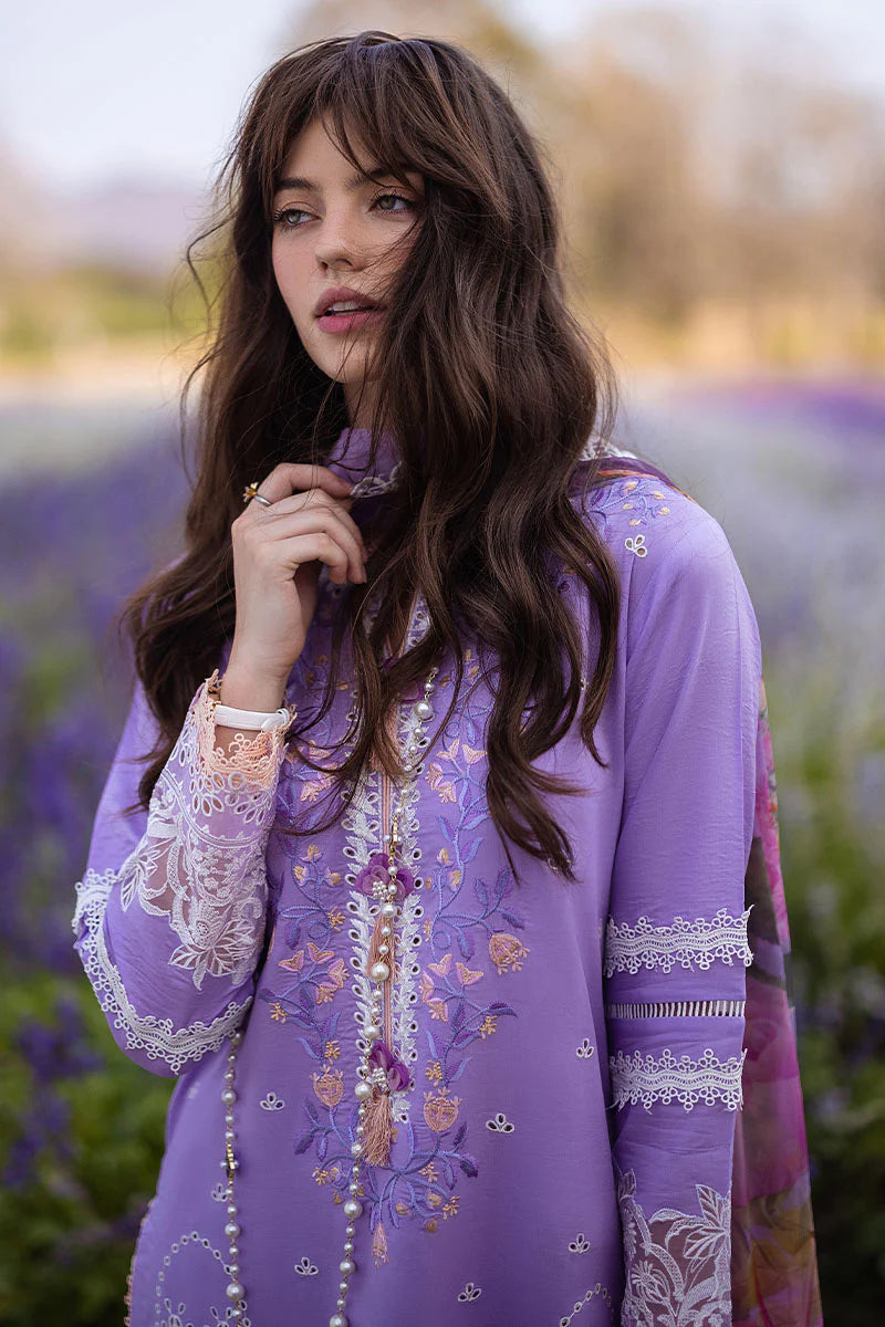 The Secret Garden by Mushq Stitched 3 Piece Embroidered Lawn Suit MQ24SG D-8B Zyra - Summer Collection